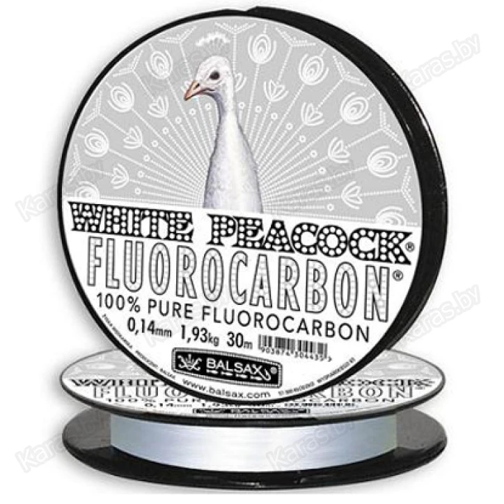 Леска монофильная Balsax White Peacock Fluorocarbon 30м